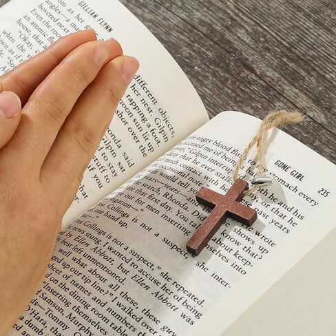 Bulk 30 Pocket Cross Cards Christian Gifts, Wooden Pocket Cross Charm Christian Religious Gifts Small Faith Based Comfort Baptism Gift Inspirational Gifts for Women Men(Hollow Out Heart) in Saudi Arabia