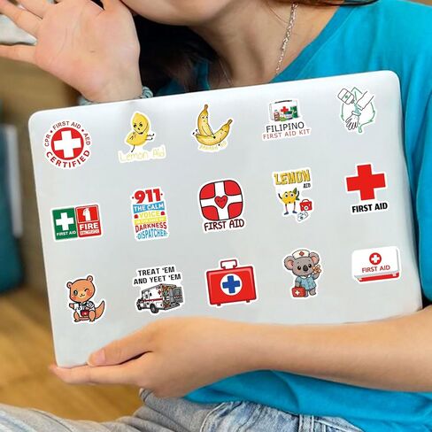 ملصقات الإسعافات الأولية 63pcs للأطفال ملصقات زهرة برية واضحة لزجاجات المياه تصنيع بطاقة صنع الحرف المحمولة in Saudi Arabia