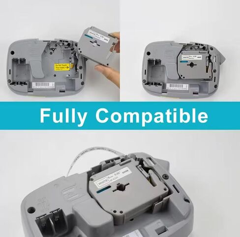 شريط التسمية M-K231 استبدال Brother P Touch M Tape 12mm 0.47 بوصة لأخ Ptouch PT-M95 PT-65 PT-80 PT-70 PT-45 PT-90 صانعي الملصقات (أسود أبيض ، 4) in Saudi Arabia