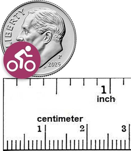 Spin Bike Biking Planner Stickers / 110 Vinyl Dot Stickers (1/3") / Exercise Health Fitness Self Care Workout/Essential Productivity Life/Bujo Bullet Journaling (One Sheet) in Kuwait