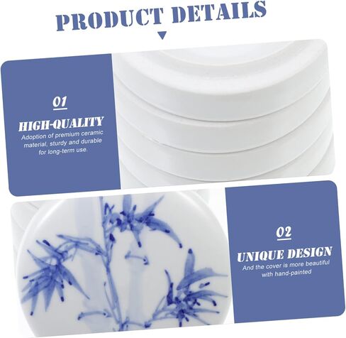 DOITOOL 1set Mixing Palette with Lid Lightweight Porcelain Painting Trays for Watercolor Oil Art Versatile Ink Dishes for Artists and Projects in Saudi Arabia