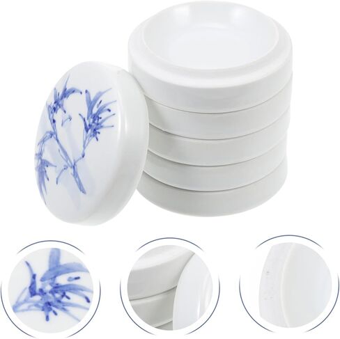 DOITOOL 1set Mixing Palette with Lid Lightweight Porcelain Painting Trays for Watercolor Oil Art Versatile Ink Dishes for Artists and Projects in Saudi Arabia