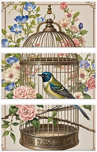 Rub on Transfers for Crafts, 3 Sheets Gold Bird Flower Tree Rub on Transfer Sticker Decals Waterproof Furniture Transfer UV DTF for Glass Wood Home Decor in Kuwait