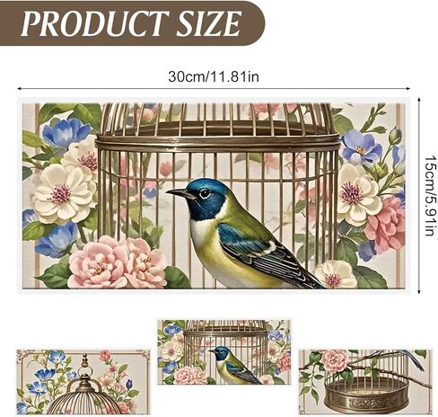 Rub on Transfers for Crafts, 3 Sheets Gold Bird Flower Tree Rub on Transfer Sticker Decals Waterproof Furniture Transfer UV DTF for Glass Wood Home Decor in Kuwait