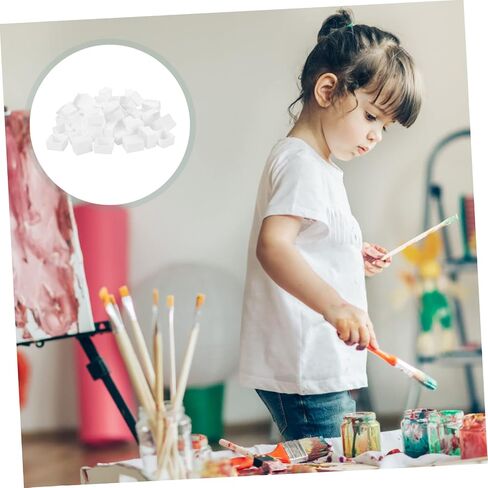 Artibetter 50pcs بلاستيك ألوان مائية فارغة صينية طلاء DIY للألوان المائية والفن سهلة التنظيف خفيفة الوزن ومحمولة للفنانين والمسافرين in Saudi Arabia