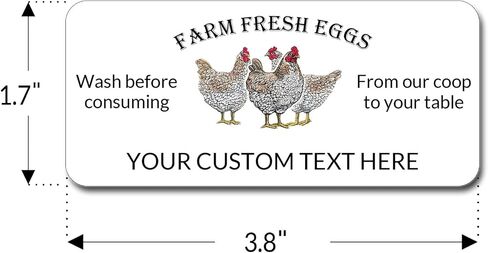 Made in USA Custom Carton Stickers Labels for Chicken, Personalized Chicken Egg Carton Packaging Sticker Label in Saudi Arabia