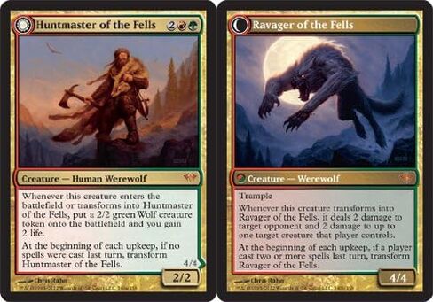 السحر: The Gathering - Huntmaster of the Fells // Ravager of the Fells (140) - Dark Ascension in Saudi Arabia