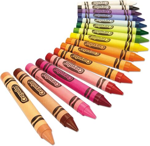 Binney & Smith Crayola (R) مجموعة تلوين كبيرة ، مربع مصعد ، ألوان متنوعة ، مربع 16 in Kuwait