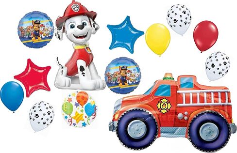 Anagram Paw Pups Marshall و Fire Truck Ladder Engine في دورية عيد ميلاد لحفلات الحفل in Saudi Arabia