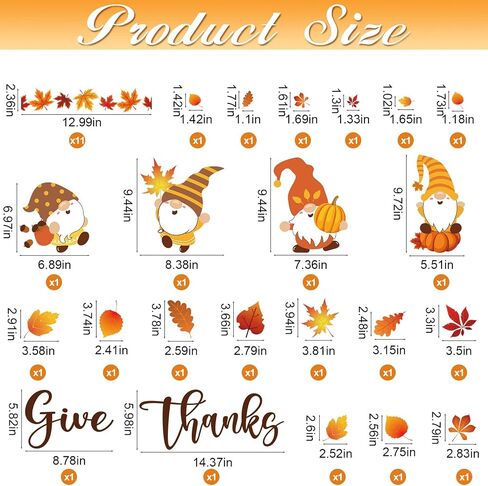 35 Pcs Thanksgiving Fall Bulletin Board Borders Decorations Autumn Leaves Gnomes Classroom Bulletin Board Decoration Trim Autumn Classroom Boarders Fall Border in Saudi Arabia