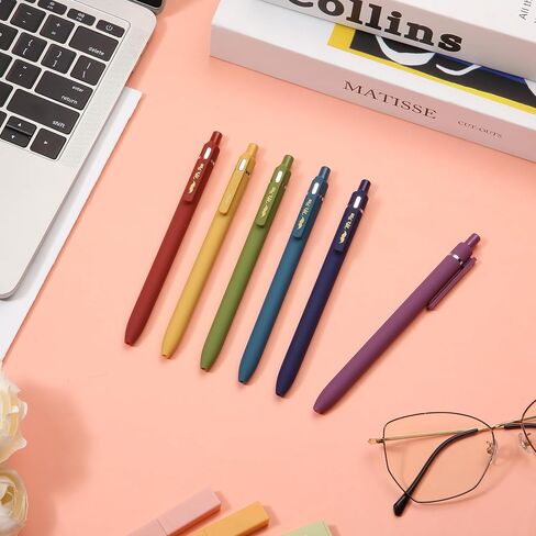 Mr. Pen- Aesthetic No Bleed Highlighters & Gel Pens, 12 Pack, Colorful Bible Highlighters No Bleed, Colorful Ink Aesthetic Gel Pens in Saudi Arabia