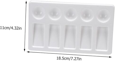 Doitool 6pcs Paint Paint Minists Material Material Plette Mosts Mosts for Batercolor and Ail in Saudi Arabia