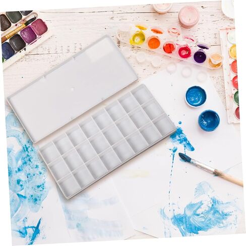 Homsfou 3pcs Box Box Watercolor Pigment Box لوحة خلط متين للفنان in Saudi Arabia