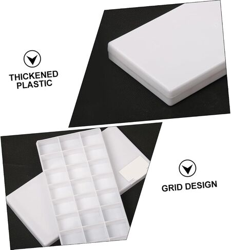 Homsfou 3pcs Box Box Watercolor Pigment Box لوحة خلط متين للفنان in Saudi Arabia