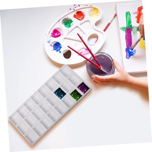 Homsfou 3pcs Box Box Watercolor Pigment Box لوحة خلط متين للفنان in Saudi Arabia