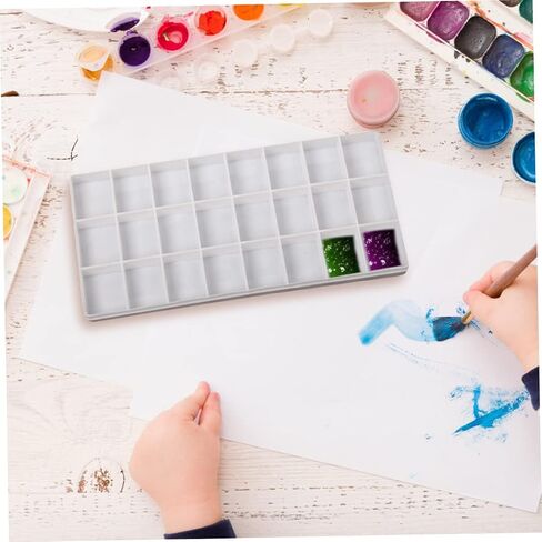 Homsfou 3pcs Box Box Watercolor Pigment Box لوحة خلط متين للفنان in Saudi Arabia
