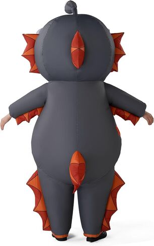 Spooktacular Creations Kids Inflatable Costumes, Anglerfish 60" Fullbody Light-up Halloween Inflatable Costume, Brown Anglerfish Blow-up Costumes for Halloween Cosplay Party, Themed Party in Saudi Arabia