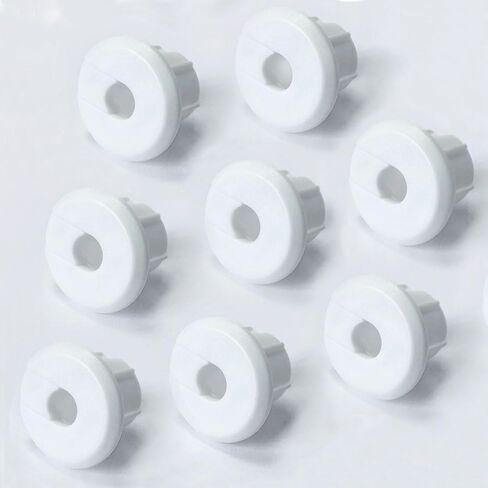 Furniture Wall Hole Bushing Cable Grommet for Starlink Ethernet Cable,Covering 3/4 inch Desk Holes,Universal Cable Management Wire Organizer Pass Through Holes Cover Kits,8 Pack (Black) in Saudi Arabia