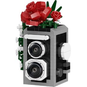 COSMOS CUTE FLOWER CAMERA Series Mini Building Toy Bricks Micro Blocks Kit Miniature Toys مثالية لسطح مكتب ديكور المنزل in Kuwait