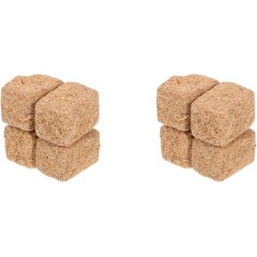 Doitool 8 PCS Mini Hay Bales للديكور المصغر القش القش المصغرة تمثال القش القابل للتكديس لمزرعة Dollhous in Kuwait