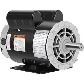 محرك ضاغط هواء SPL 2 HP، محرك كهربائي 3450 دورة في الدقيقة، 115/230 فولت 15/7.5 أمبير مرحلة واحدة، 56 إطارًا 5/8 بوصة، دوران CCW للخدمة التجارية، طول العمود 1.88 بوصة لضواغط الهواء in Kuwait