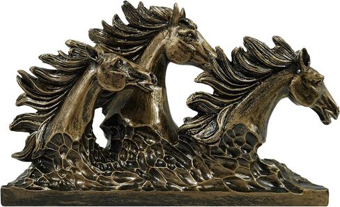 SIMON'S SHOP Horse Statue Handmade Horse Figurines Decorative Horse Sculpture for Horse Lovers in Saudi Arabia