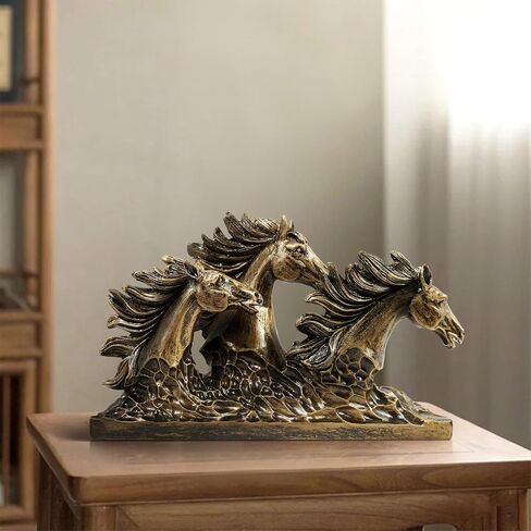 SIMON'S SHOP Horse Statue Handmade Horse Figurines Decorative Horse Sculpture for Horse Lovers in Saudi Arabia