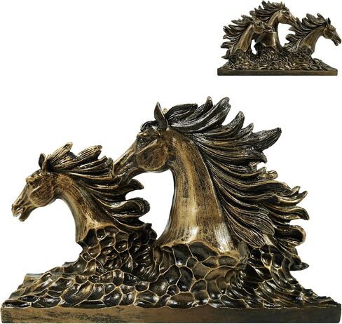 SIMON'S SHOP Horse Statue Handmade Horse Figurines Decorative Horse Sculpture for Horse Lovers in Saudi Arabia