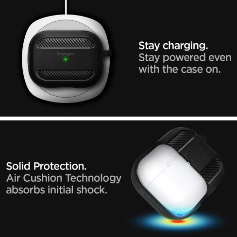 Spigen Basic 16" Laptop Pouch Basic 16" Laptop Pouch Black & Airpods Pro Rugged Armor in Saudi Arabia