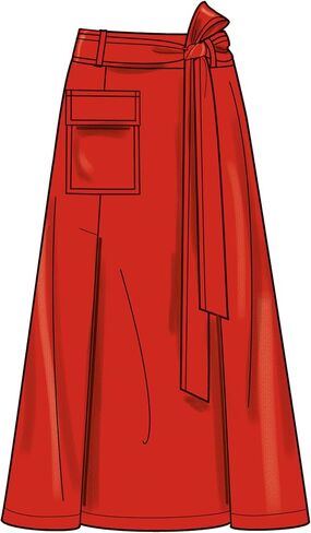 Simplicity SS3005W2 Women's Knee or Calf Length Skirts Sewing Pattern Packet, Design Code S3005, Sizes 20W-22W-24W-26W-28W, Multicolor in Saudi Arabia