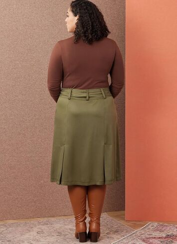 Simplicity SS3005W2 Women's Knee or Calf Length Skirts Sewing Pattern Packet, Design Code S3005, Sizes 20W-22W-24W-26W-28W, Multicolor in Saudi Arabia