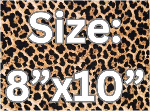 Leopard Print Cake Topper, Edible Icing Sheet, 8x10 inches, Cheetah Animal Pattern topper, dark cheetah print edible topper. in Saudi Arabia