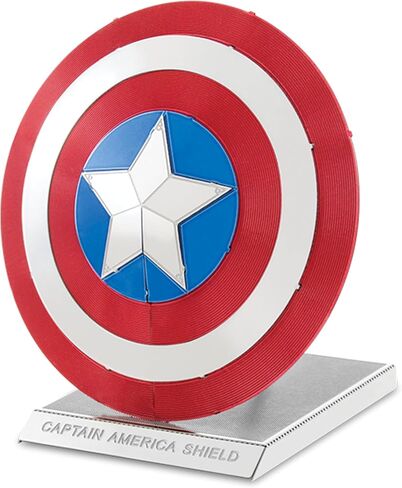 سحر الأرض المعدنية Marvel Captain America's Shield 3D Motic Model Kit Backle مع ملاقط in Saudi Arabia