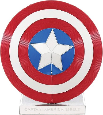 سحر الأرض المعدنية Marvel Captain America's Shield 3D Motic Model Kit Backle مع ملاقط in Saudi Arabia