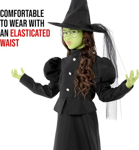 Morph Wicked Witch Costume For Girls, Kids Witch Dress, Wicked Halloween Costumes For Kids in Saudi Arabia