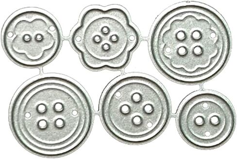 Button Mould Cutting Dies, for DIY Scrapbooking Photo Album Decorative Embossing Paper Dies for Card Making Templated in Saudi Arabia