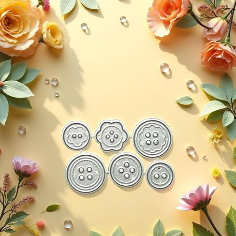 Button Mould Cutting Dies, for DIY Scrapbooking Photo Album Decorative Embossing Paper Dies for Card Making Templated in Saudi Arabia