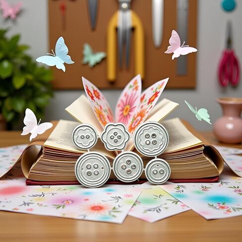 Button Mould Cutting Dies, for DIY Scrapbooking Photo Album Decorative Embossing Paper Dies for Card Making Templated in Saudi Arabia