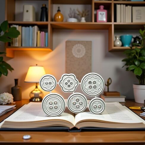 Button Mould Cutting Dies, for DIY Scrapbooking Photo Album Decorative Embossing Paper Dies for Card Making Templated in Saudi Arabia