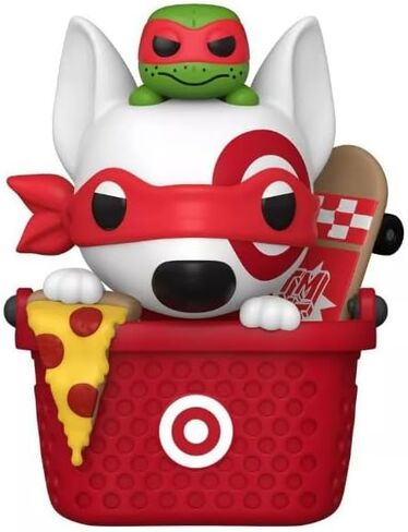 Mascot Funko Pop Target Bullseye Mascot مع Ninja Mask Vinyl Figure Raphael in Saudi Arabia