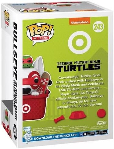 Mascot Funko Pop Target Bullseye Mascot مع Ninja Mask Vinyl Figure Raphael in Saudi Arabia