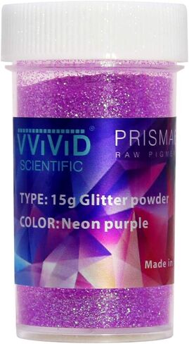 VViViD Prisma65 Glitter Neon Purple Pigment Powder 15g in Saudi Arabia