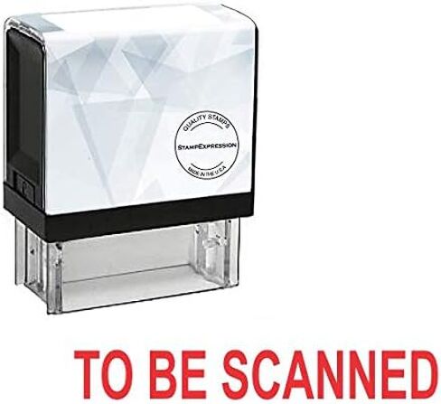 StampExpression - to BE Scanned Office Self Inking Rubber Stamp - Red Ink (A-5639) in Saudi Arabia