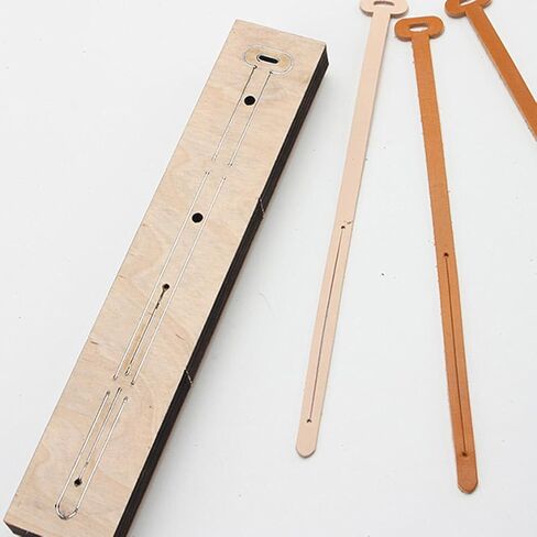SEWACC Leather Cutting Template DIY Leather Craft Strip Cutting Strip Mold Punch in Saudi Arabia