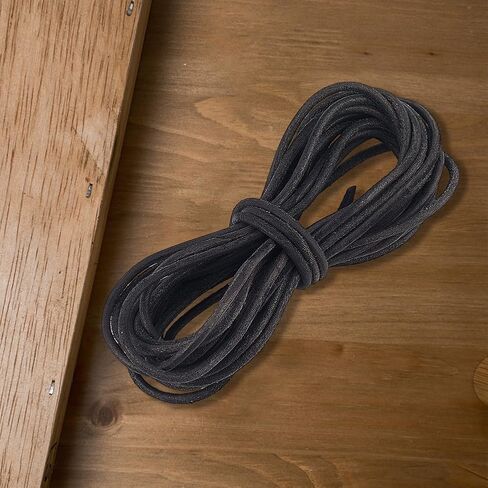 GORGECRAFT 5m x 3mm Cowhide Leather Cord Round Genuine Leather Rope Saddle Brown Natural Yak Hide Strings for Bracelet Necklace Jewelry Making Baseball Gloves Shoe Lace DIY Crafts Accessories in Saudi Arabia