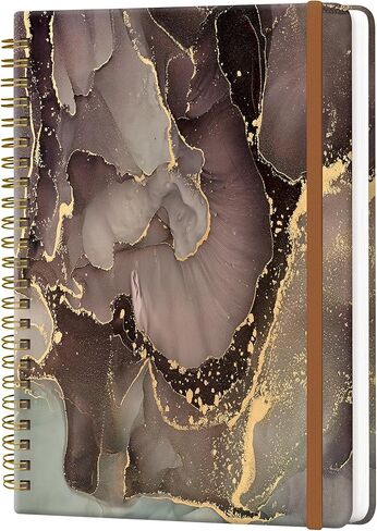 Spiral Journal Notebook for Women, Hardcover A5 College Ruled Notebook, 120 Pages, Thick Paper, Cute Lined Journal for School, Office & Work, 6 x 8.4 in(Bright Skull Star) in Kuwait