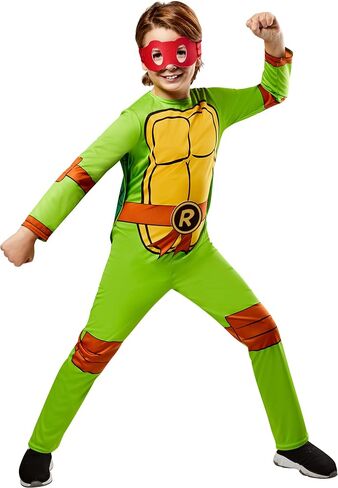 Rubies Boy's Teenage Mutant Ninja Turtles Costume Jumpsuit, Shell and Eye Mask Made With Recycled Materials in Saudi Arabia