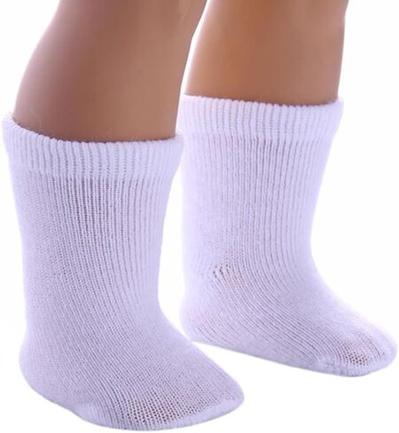 إكسسوارات دمية Nuobesty 8 أزواج من الجوارب الجوارب الصغيرة الجورب ملابس الأطفال الإكسسوارات شخصية للجوارب in Saudi Arabia