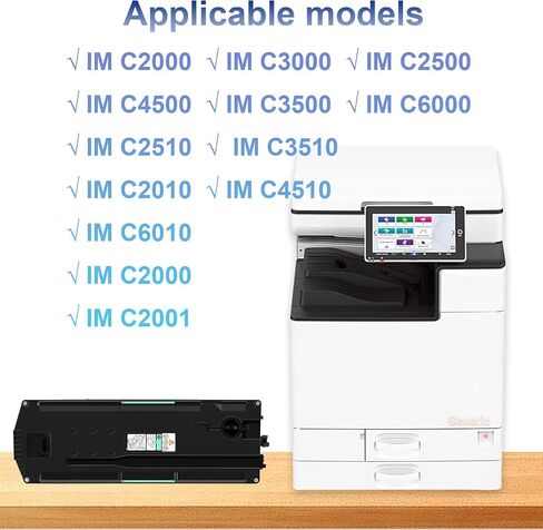 418425 D0BQ6400 D0BQ-6400 زجاجة حاوية الحبر المتوافقة مع RICOH SAVIN LANIER IM C2000 IM C3000 IM C2500 IM C4500 IM C3500 IM C6000 PRINTERS in Saudi Arabia