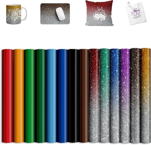 ورقة نقل تسامي عيد الميلاد لصحافة القدح Cricut ، ألواح الحبر التسامي للقمصان ، البهلوانات ، آلة الصحافة الحرارية ، 12 ورقة 12 × 10 بوصة in Kuwait